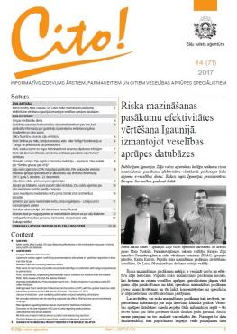 NFORMATĪVS IZDEVUMS ĀRSTIEM, FARMACEITIEM UN CITIEM VESELĪBAS APRŪPES SPECIĀLISTIEM