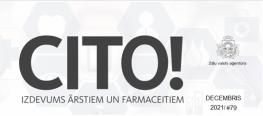Attēlā norādīts, ka izdevums "Cito!" iznācis 2021. gada decembrī